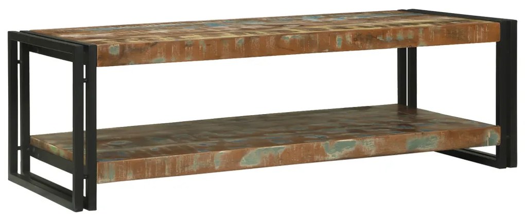Dohányzóasztal Több színben 120x50x38 cm Tömör fa újrahasznosított