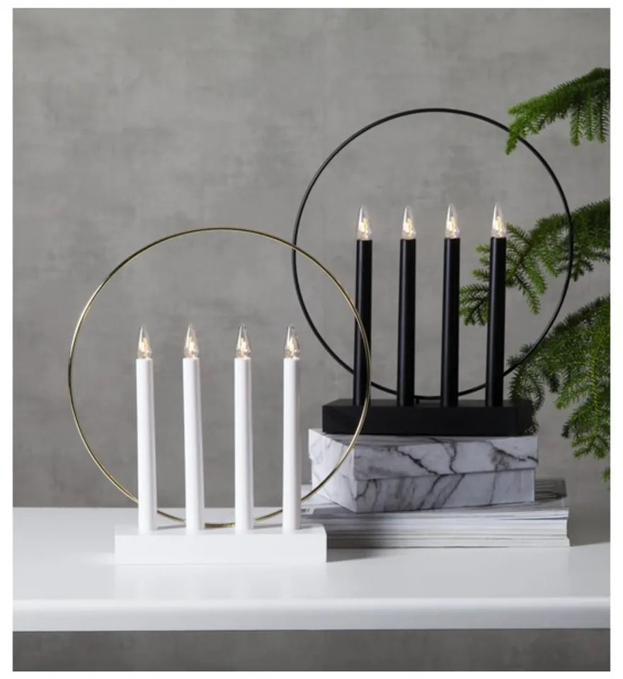 Fehér fénydekoráció Glossy – Star Trading