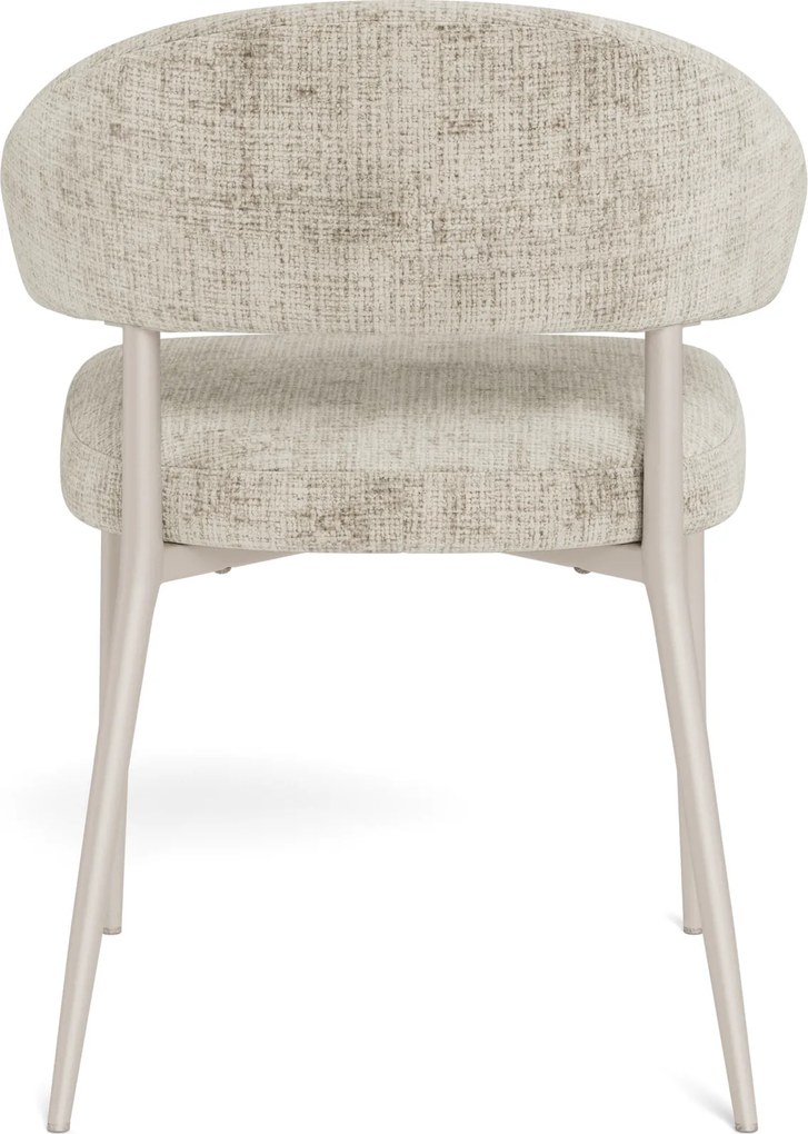 MAZZONI EXPORT IRIS Bézs (Juto 4 szövet)/szürke-bézs váz (cashmere) - MODERN KÁRPITOZOTT SZÉK BOHO STÍLUSÚ NAPPALIBA/ÉTKEZŐBE