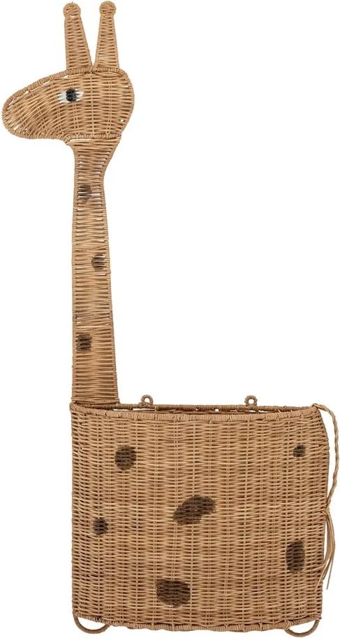 Natúr színű rattan játéktároló kosár 46x13x90 cm Philine – Bloomingville Mini