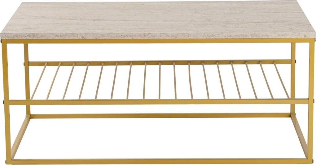 Asude - Gold, Travertine