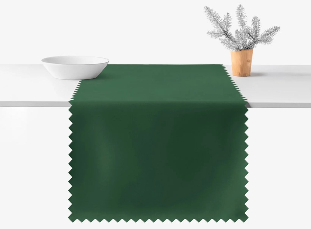 Goldea teflonbevonatú asztali futó - sötétzöld 50x140 cm