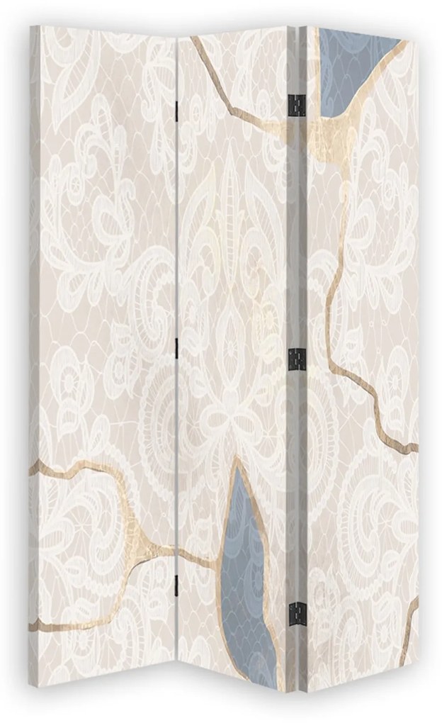 Gario Paraván Finom bézs minta Méret: 145 x 170 cm, Kivitelezés: Klasszikus paraván