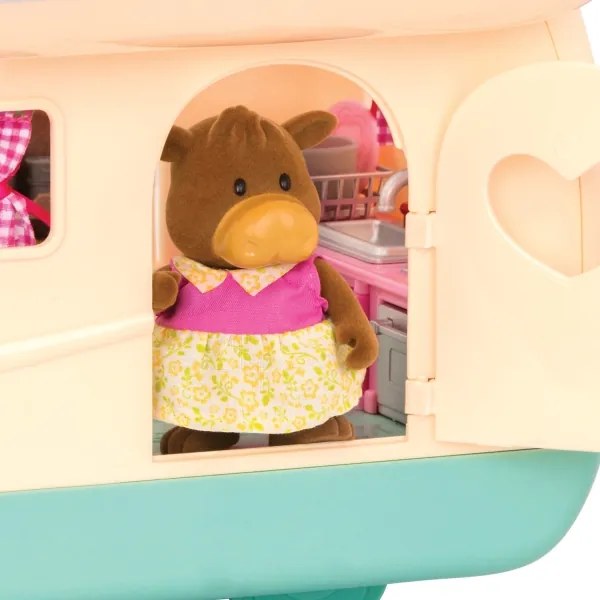 Li'l Woodzeez - Játékkészlet HAPPY CAMPER kemping