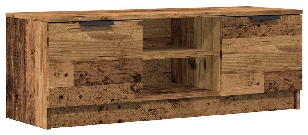 TV szekrény Régi fa 102x35x36,5 cm Gépelt fa
