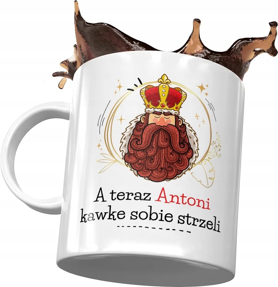 Bögre Antal Barát Kolléga Ajándék Nyomtatott Fotóval