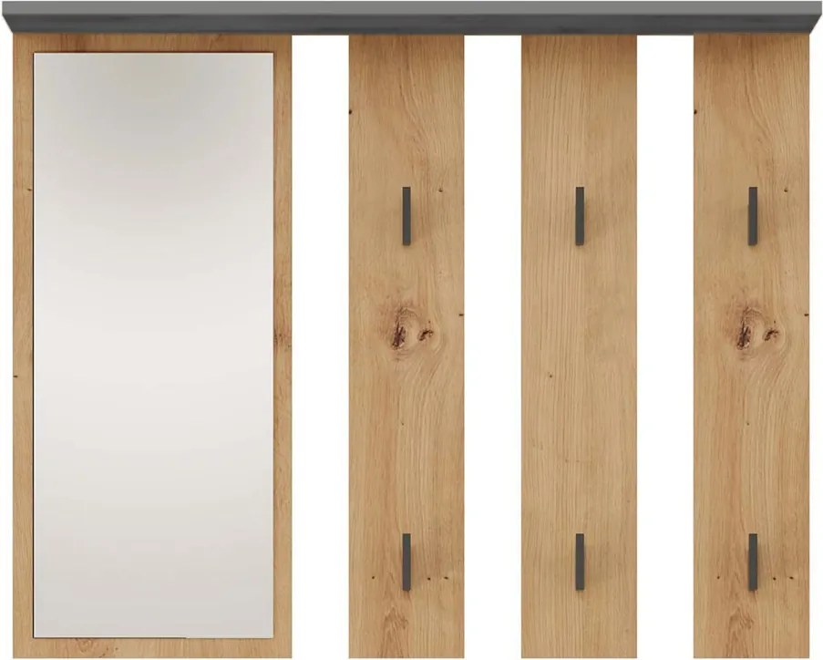 Parma tükrös fogas, antracit-tölgy