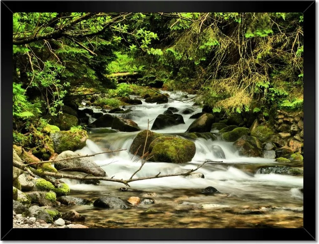 Poszterek keretben 40x30 Patak a hegyekben