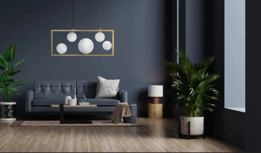 MORETTI MO7346 JOY Arany Színű Függeszték 5xG9 25W IP20