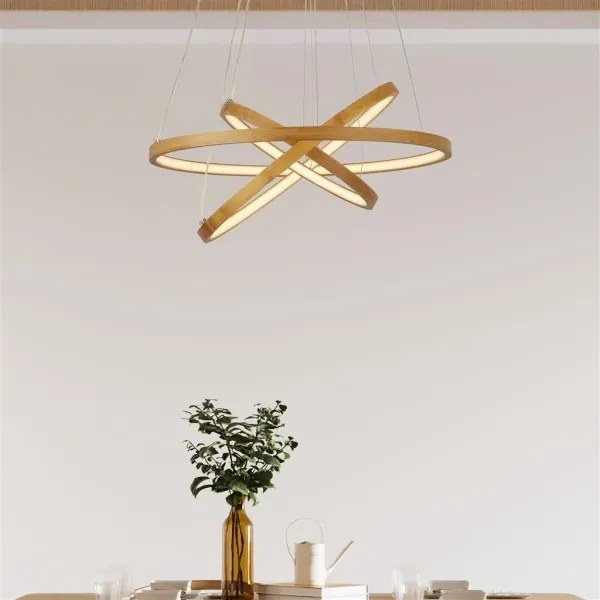 Searchlight 75033-3NA - LED Csillár zsinóron ETERNITY LED/34,5W/230V arany