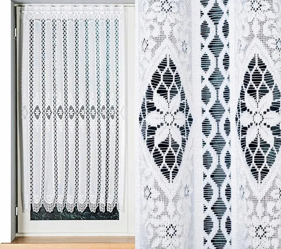 Jacquard függöny vitrázs függönyök, 107806 minta, méret 300x130m (kész)