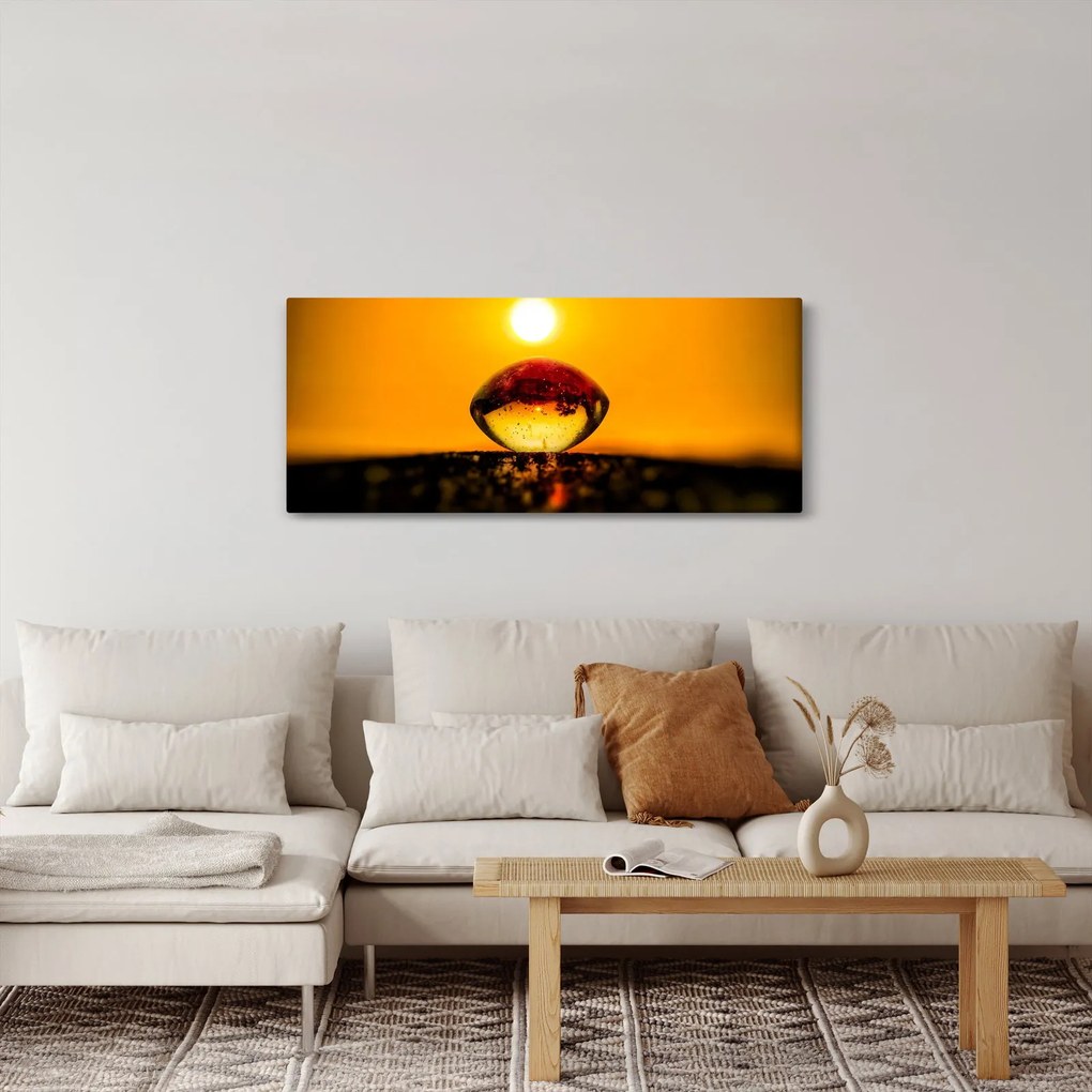 Egy üvegcsepp képe (120x50 cm)