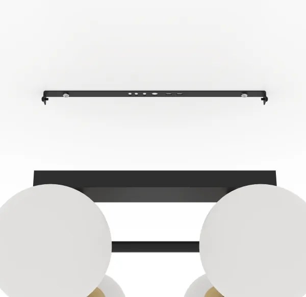 Eglo 390176 - Felületre szerelhető csillár  PAZ 6xE14/40W/230V arany/fekete