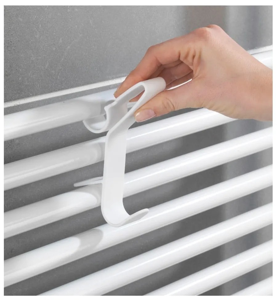 Flexi radiátorra akasztható fehér akasztó - Wenko