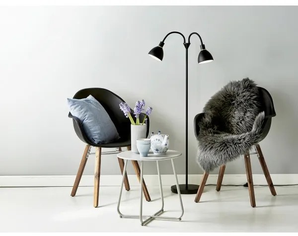 Nordlux - Állólámpa RAY 2xE14/25W/230V fekete