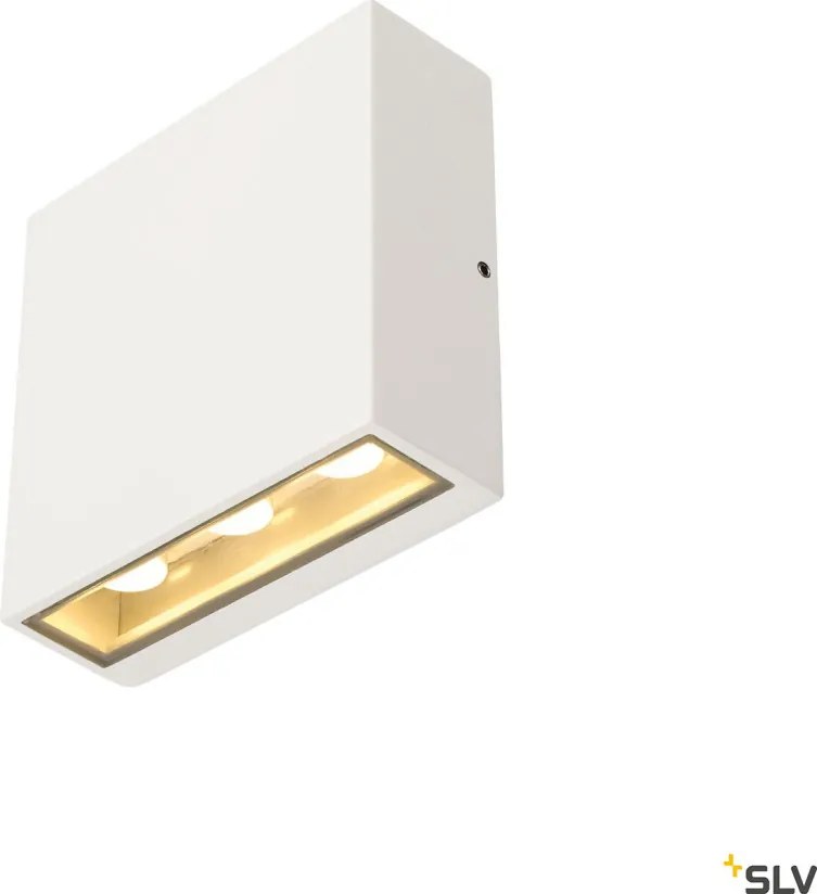 SLV 1005125 QUAD Modern Kültéri Fali Lámpa Fehér LED IP54