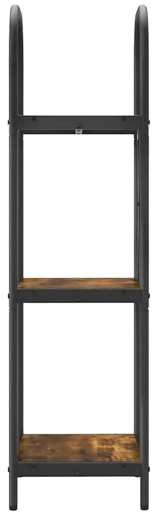 Könyvespolc Füstölt tölgy 40 x 30 x 109 cm Faanyag