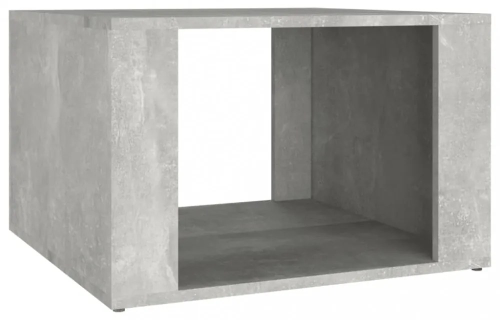 betonszürke szerelt fa éjjeliszekrény 57 x 55 x 36 cm