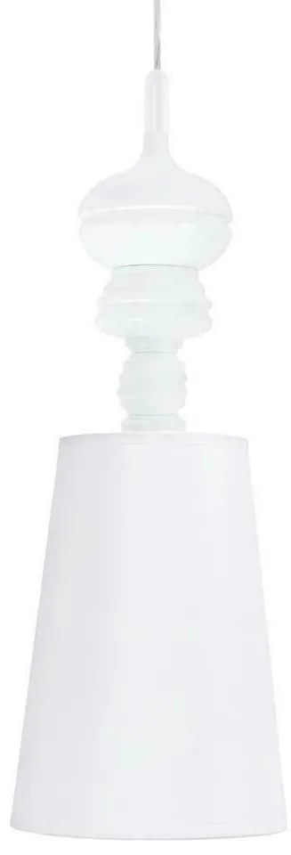 KING HOME 1018S2-WHITE QUEEN Ernyős Függesztett Lámpa Fehér E27 IP20