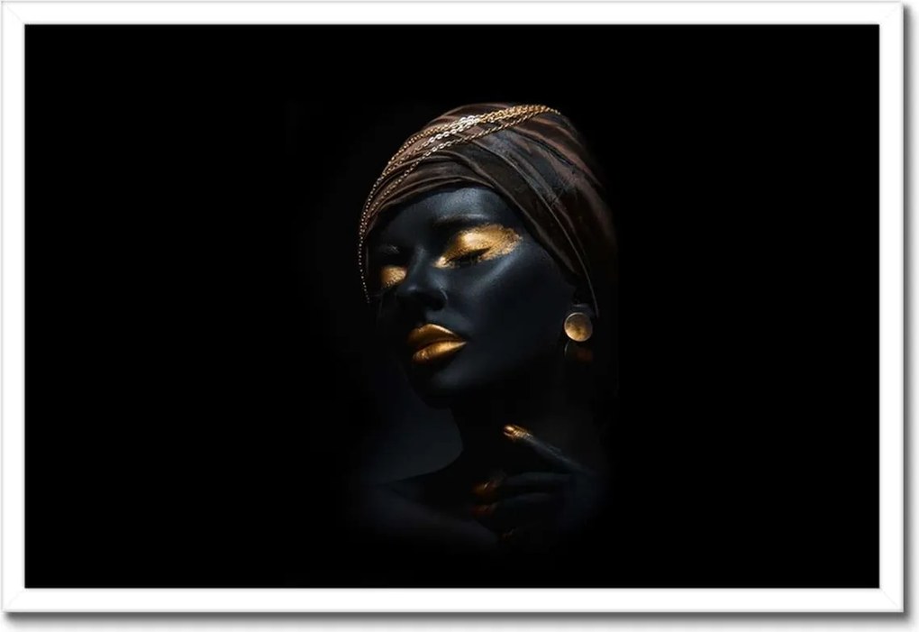 Poszterek keretben 60x40 Arany smink