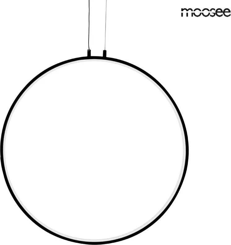 KING HOME MSE010100372 CIRCULO Modern Led Függesztett Lámpa Fekete LED IP20