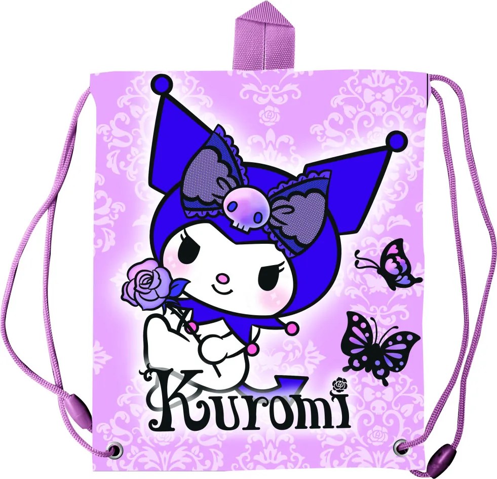 Hello Kitty Kuromi Purple uzsonnás táska 30 cm