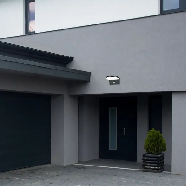 Rabalux 77119 -LED Kültéri fali lámpa érzékelővel BATIDA LED/9W/230V IP54 fekete