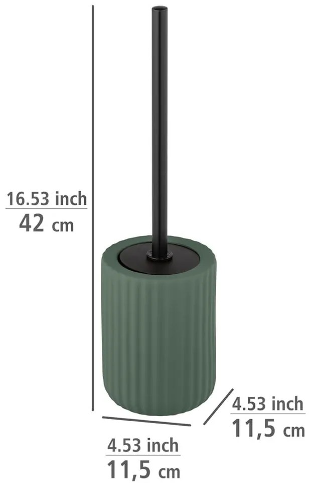 Belluno zöld kerámia wc-kefe - Wenko