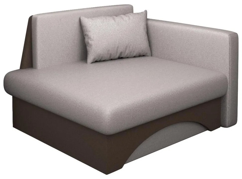Fotel Kubosik new (bézsszürke taupe + barna) (J). 1119735
