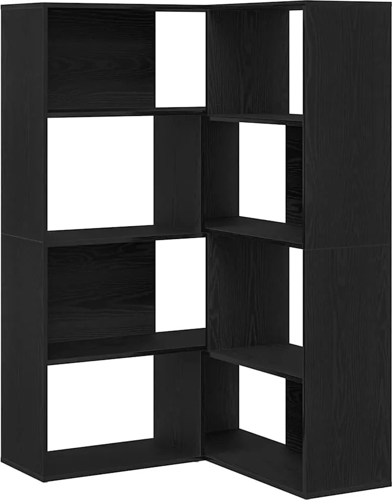 vidaXL Ruhásszekrény 2 pcs Fekete tölgy 85 x 85 x 140 cm Faanyag