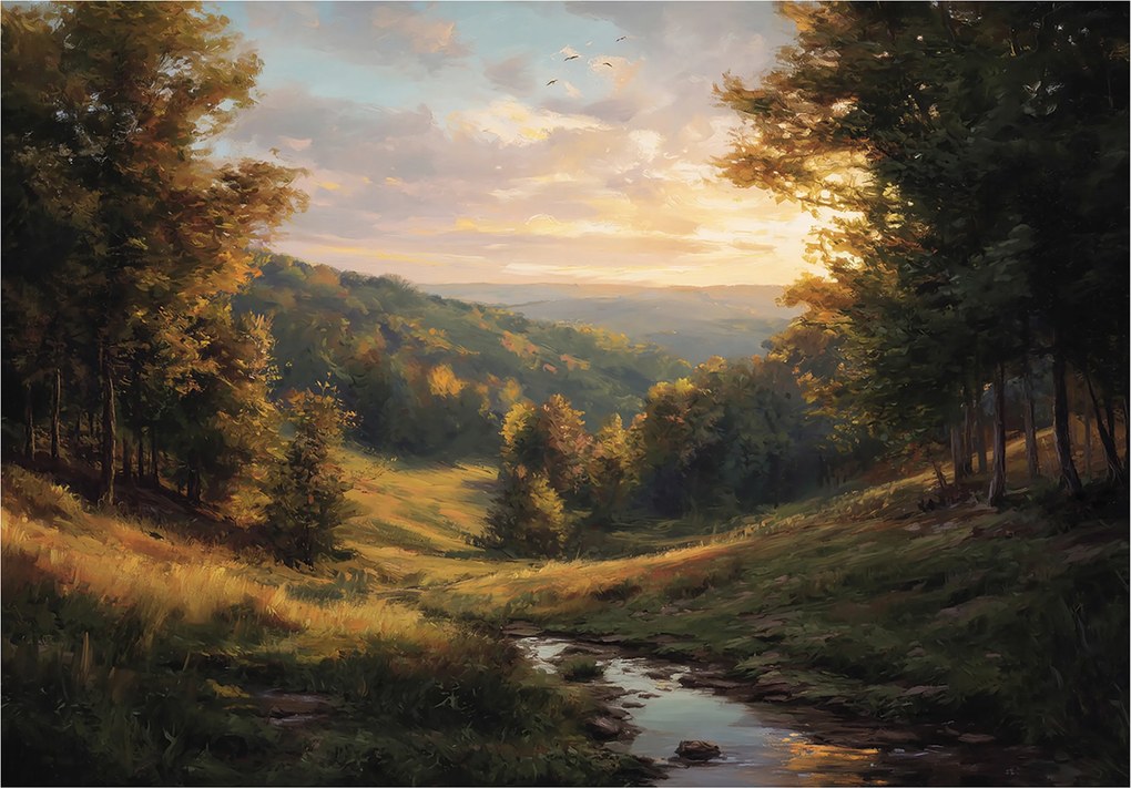 Fotótapéta Erdő Fák Természet Hálószoba Nappali Tapéta Flizelina 250x175