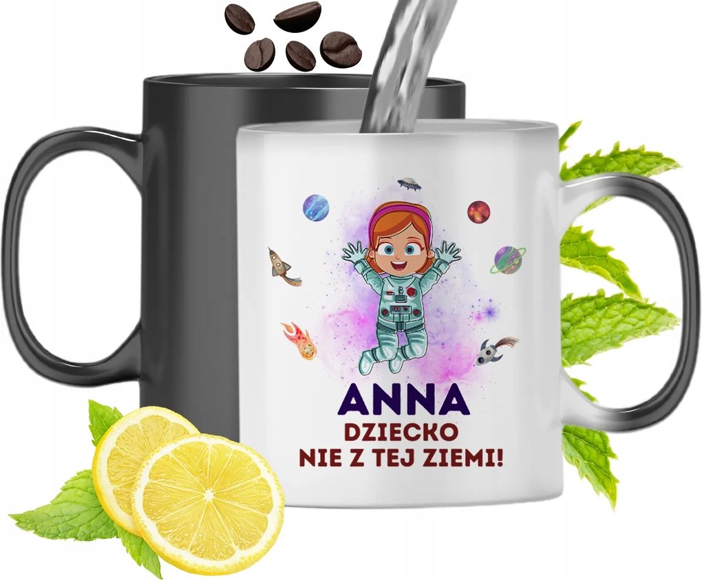 Anna Varázslatos Bögre Születésnapi Ajándék Nyomtatott Fotóval