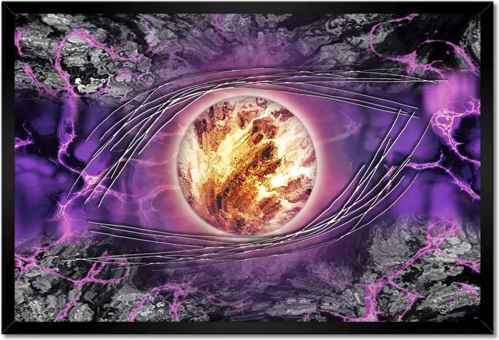 Poszterek keretben 60x40 Szem a világra
