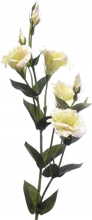 világoszöld eustoma Eustomy ág rózsaszín zöld művirág 80cm