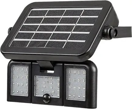 Lihull kültéri napelemes lámpa 9,6w 500lm ip44 mozgásérzékelő fényérzékelő