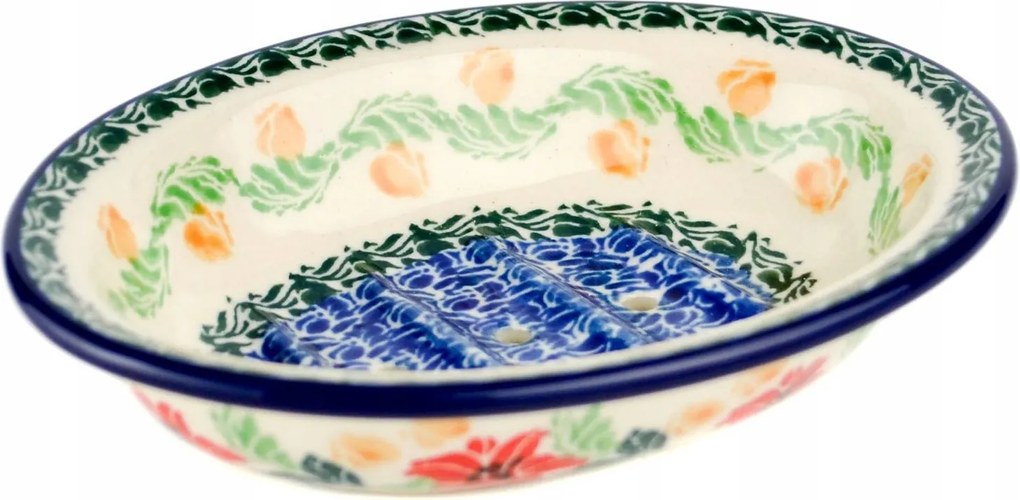 Szappantartó lyukakkal Ceramika Artystyczna Bolesławiec