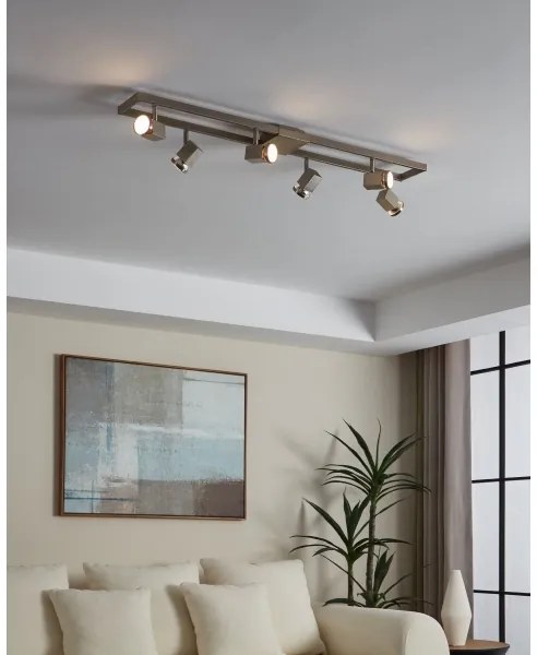 Eglo 93679 - LED Spotlámpa ZERACO 6xGU10/5W/230V