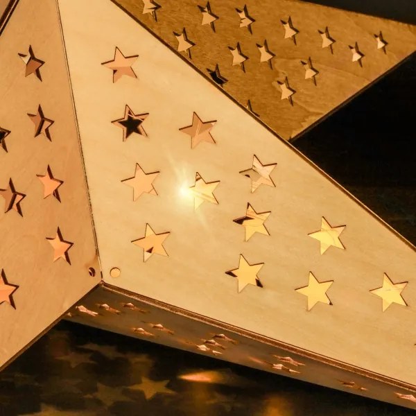 Brilagi - LED karácsonyi dekoráció LED/2xAA 59x55 cm csillag