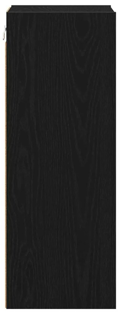 Függő szekrény Riga Fekete tölgy 30 x 29,5 x 80 cm Faanyag