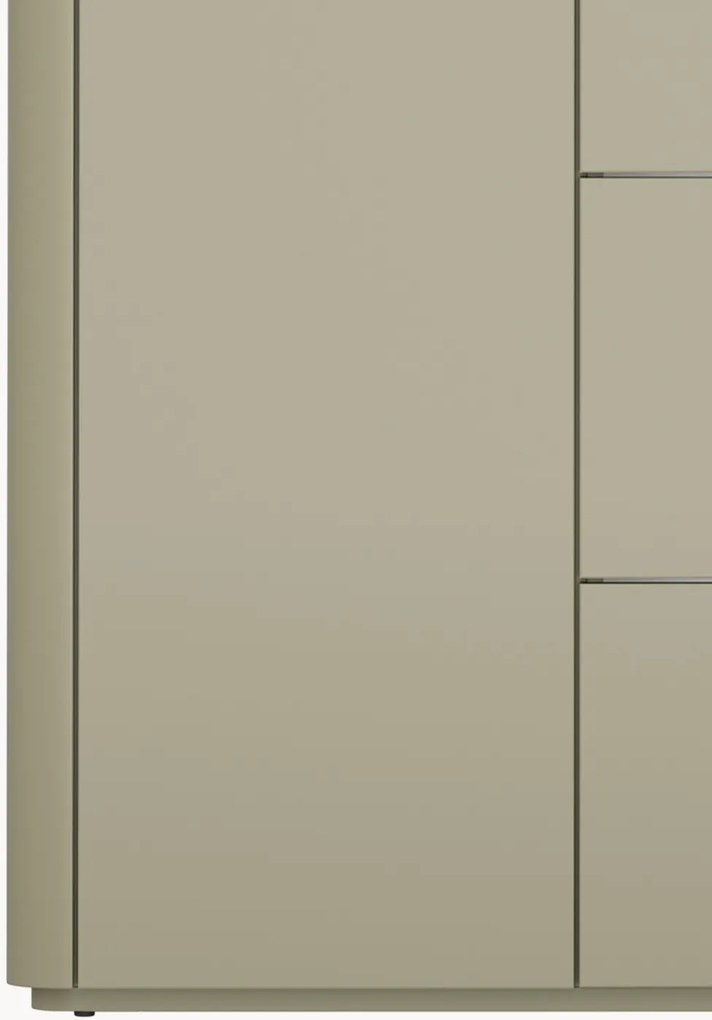 Elivo komód 150 cm fiókokkal - eukaliptusz / baltic dune tölgy