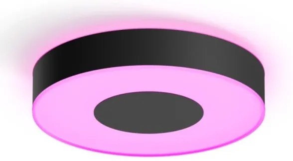 Philips Hue RGB dimmelhető LED mennyezeti lámpa, 33,5 W/230 V, átm. 381 mm, fekete