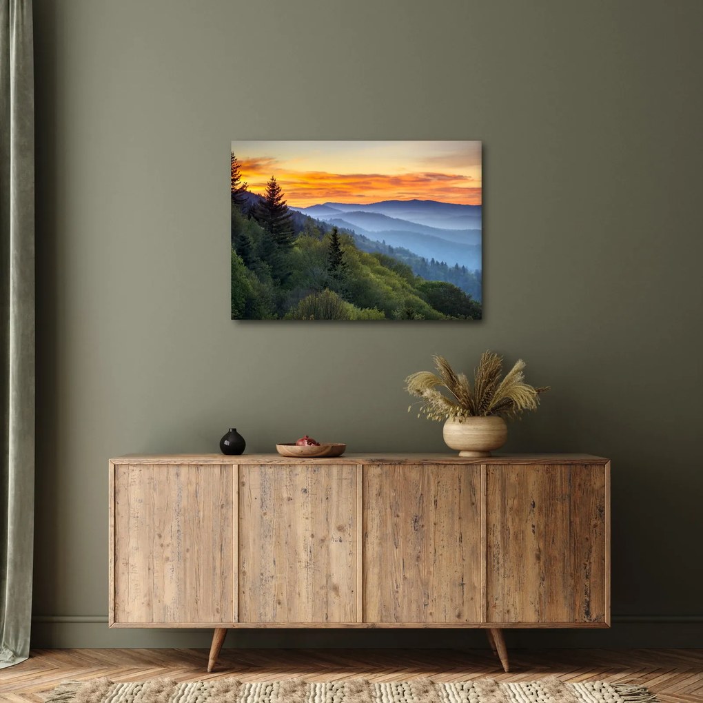 Kep - Vörös hajúak a hegyekben (70x50 cm)