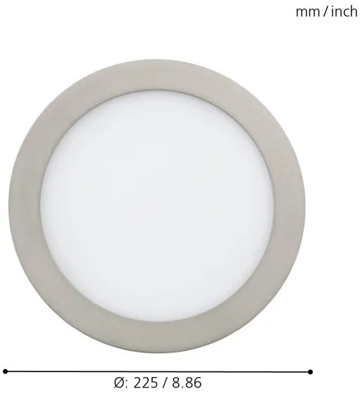 Eglo 96676 - RGB LED fényerőszabályozható beépíthető lámpa FUEVA-C LED/15,6W/230V