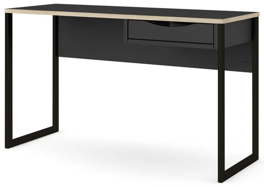 Felix Light íróasztal 130, fekete matt / fekete