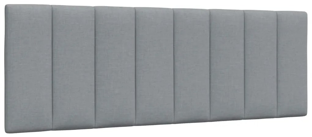 világosszürke szövet fejtámla párna Hanko 140 cm