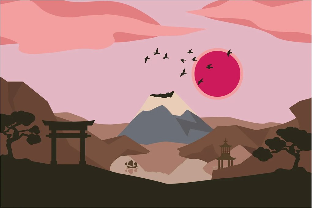 Kép - Japán N⁰2 (90x60 cm)