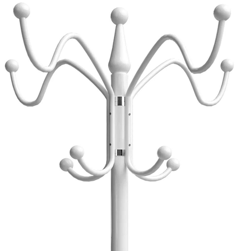 Casaria® Álló ruhafogas - fehér