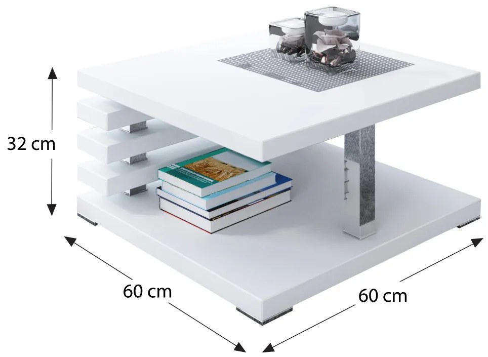Kyoto dohányzóasztal fehér