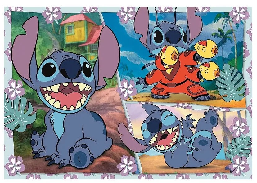 Disney Lilo és Stitch, A csillagkutya Plasma Blaster 104 db-os maxi puzzle Clementoni