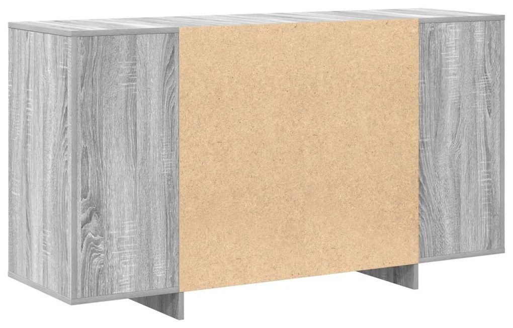 Szürke Komód Szürke sonoma Műgyanta 135 x 41 x 75 cm Szürke Komód